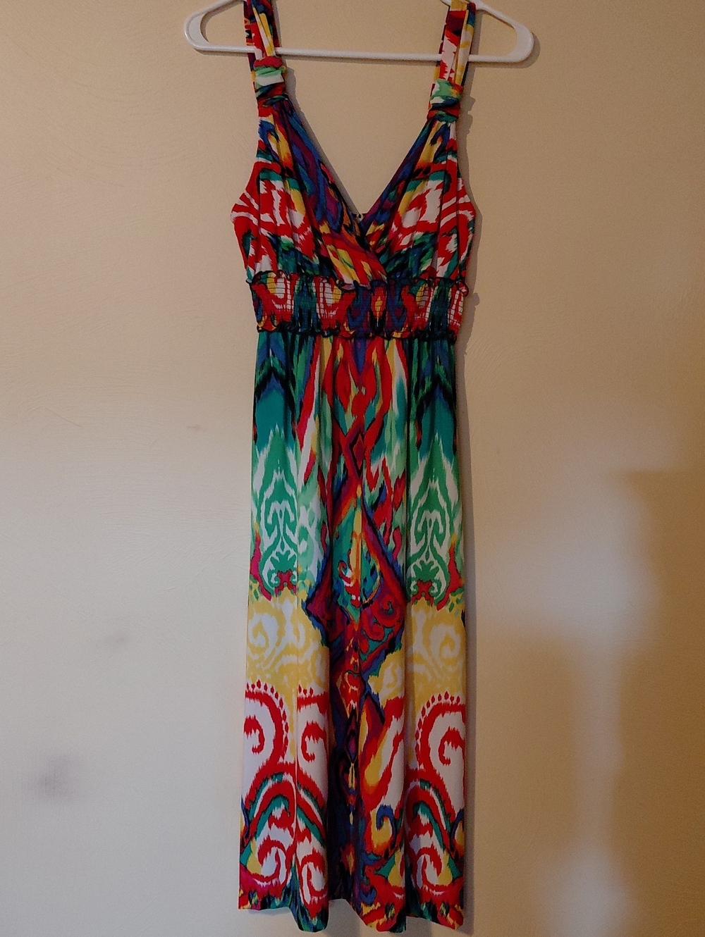 ECI Vibrant Multicolor Printed Maxi Dress